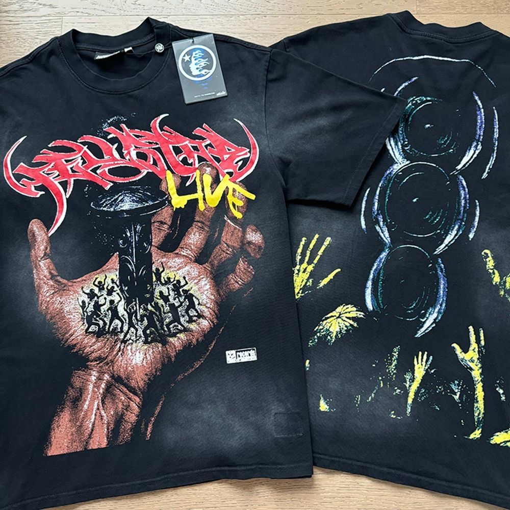 Hellstar Vintage Wash Cotton T-Shirt