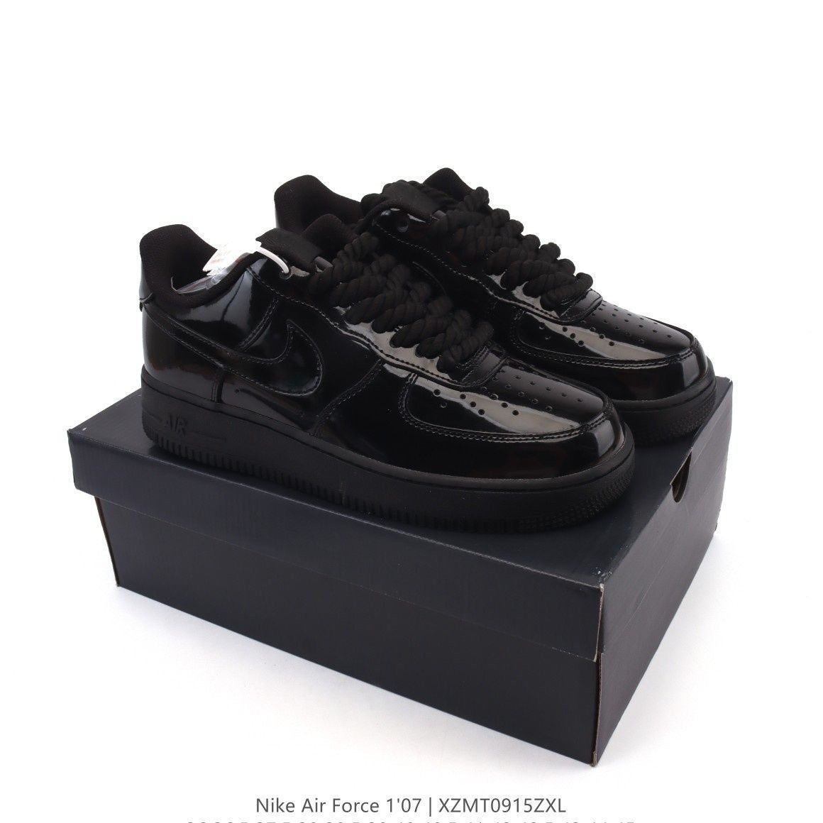 Nike Air Force 1 Low Glossy Patent Leather Multi-Color Sneakers