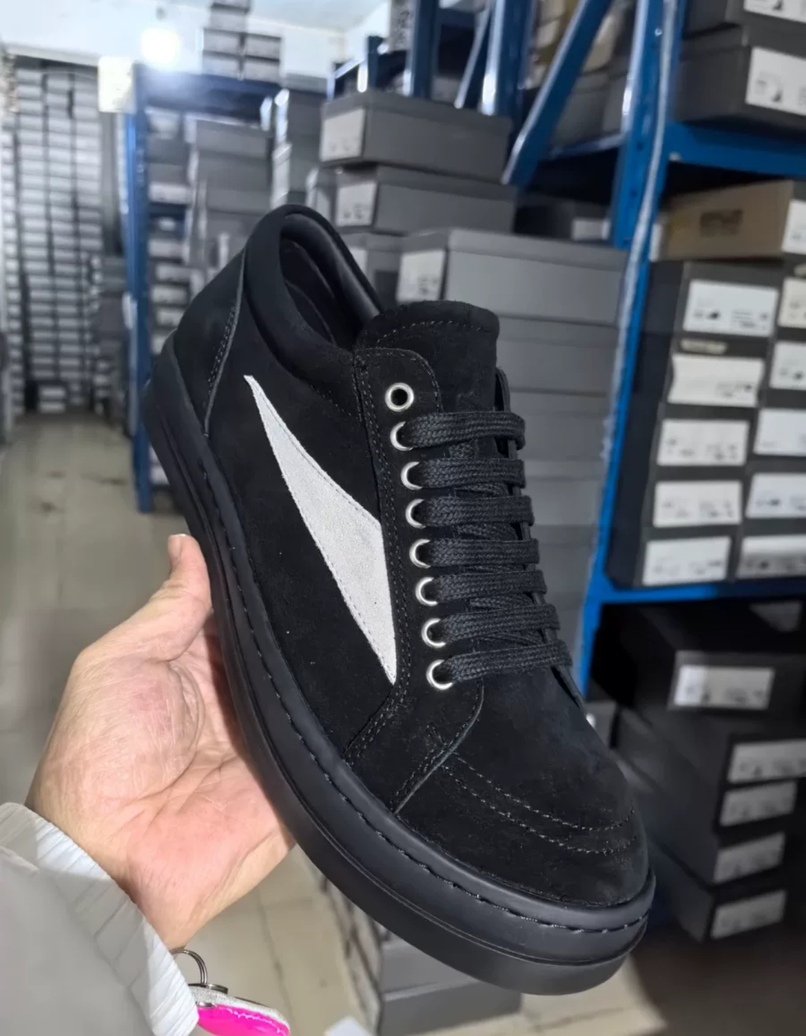 Rick Owens Sneaker Black Milk