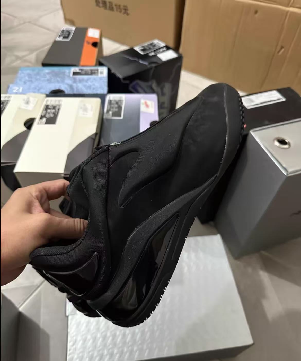 Converse Shai 001 'Charm Black' / 'Premium Ink' All-Black Basketball Sneakers