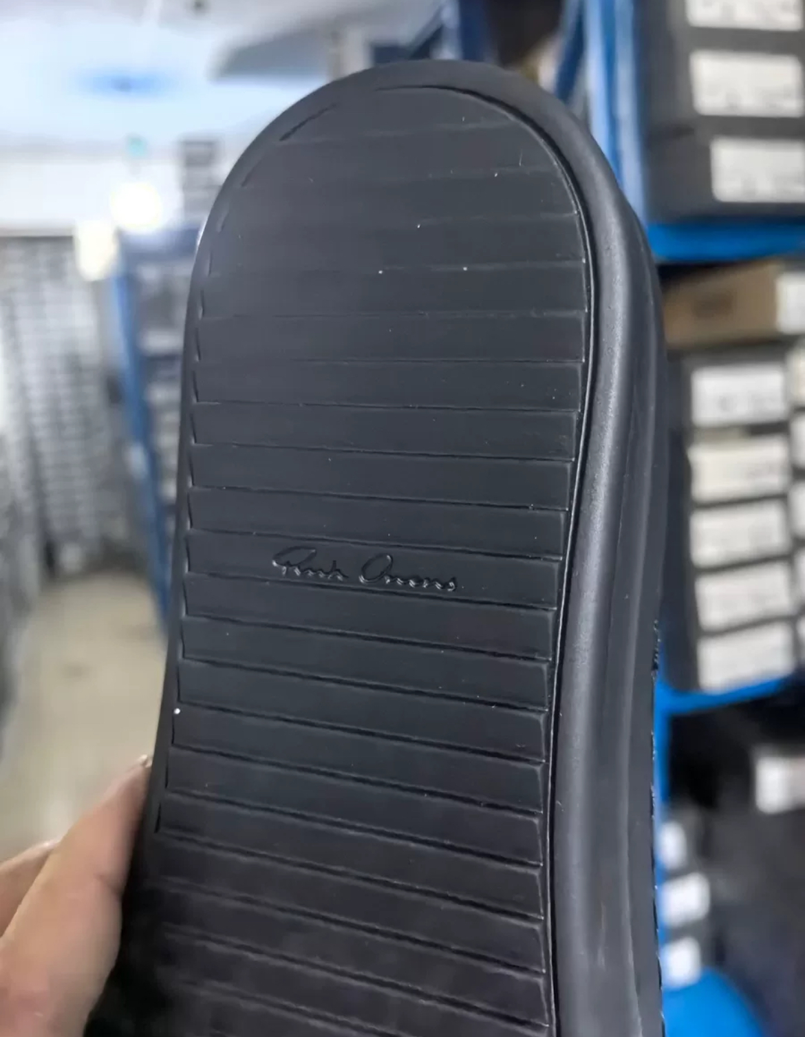 Rick Owens Sneaker Black Milk