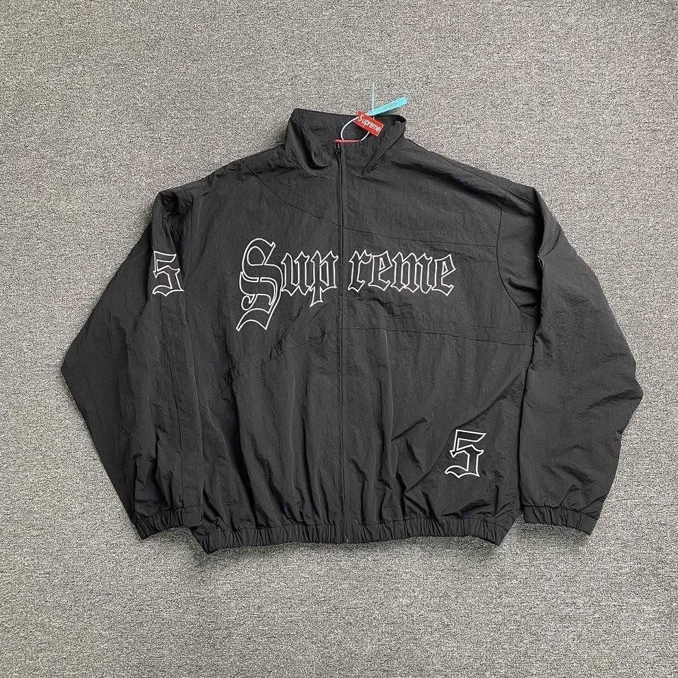 Supreme Gothic Logo Nylon Track Suit (Jacket & Pants Set)