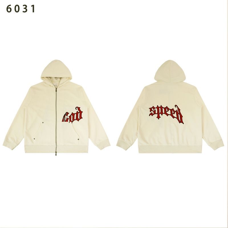 Speed Gothic Letter Print Hoodie