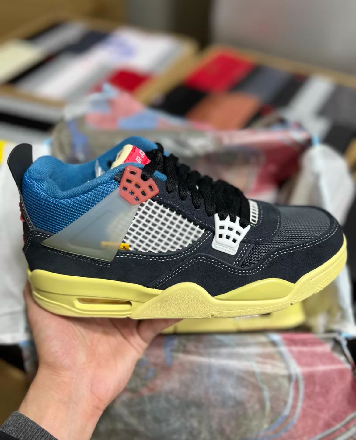 Air Jordan 4 Retro SP off noir