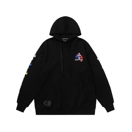 colorful Crowe hooded hoodie