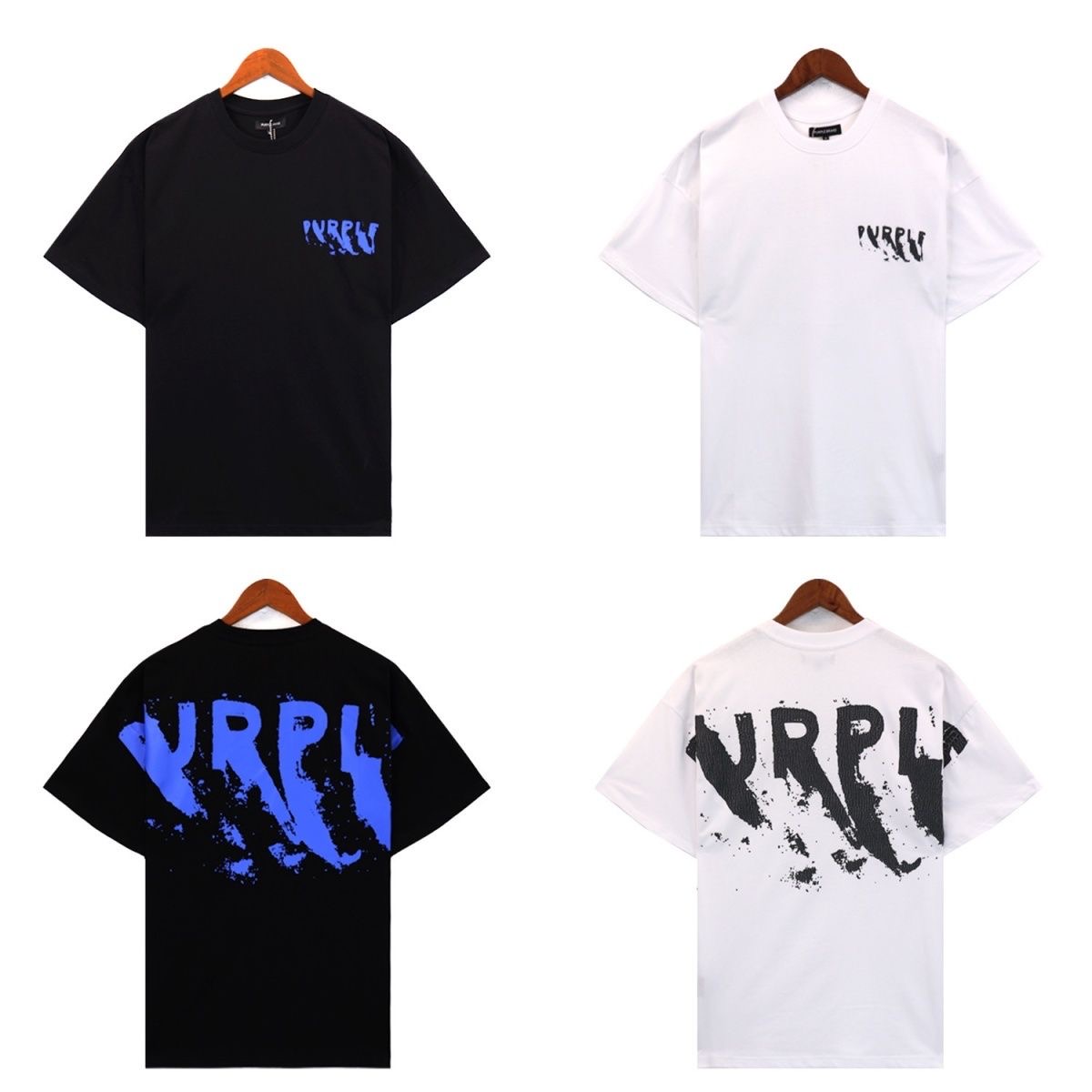 Funny logo printed double yarn tshirt