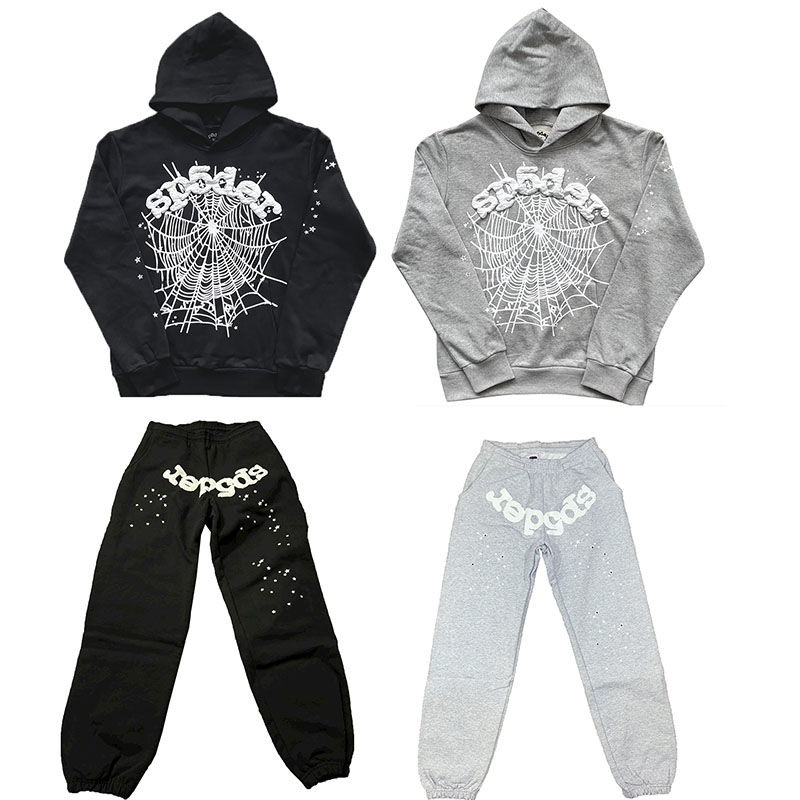 5555 foamed letter print hoodie