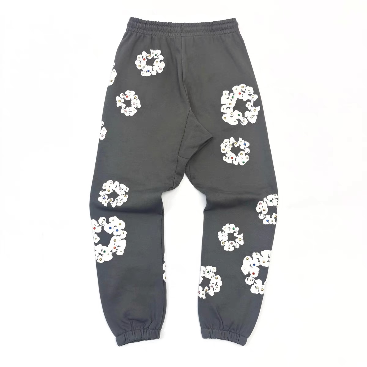 1:1 best quality DT rhinestone pants