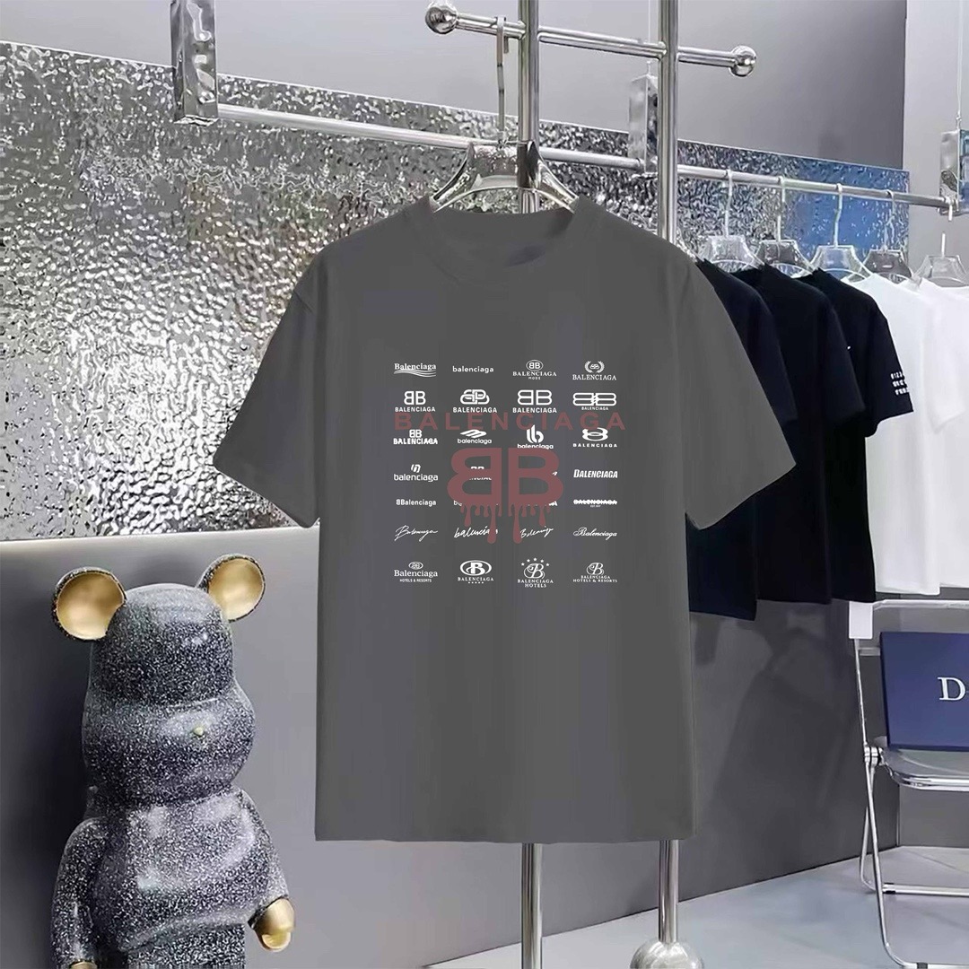 Balenciaga  Logo round neck Tee