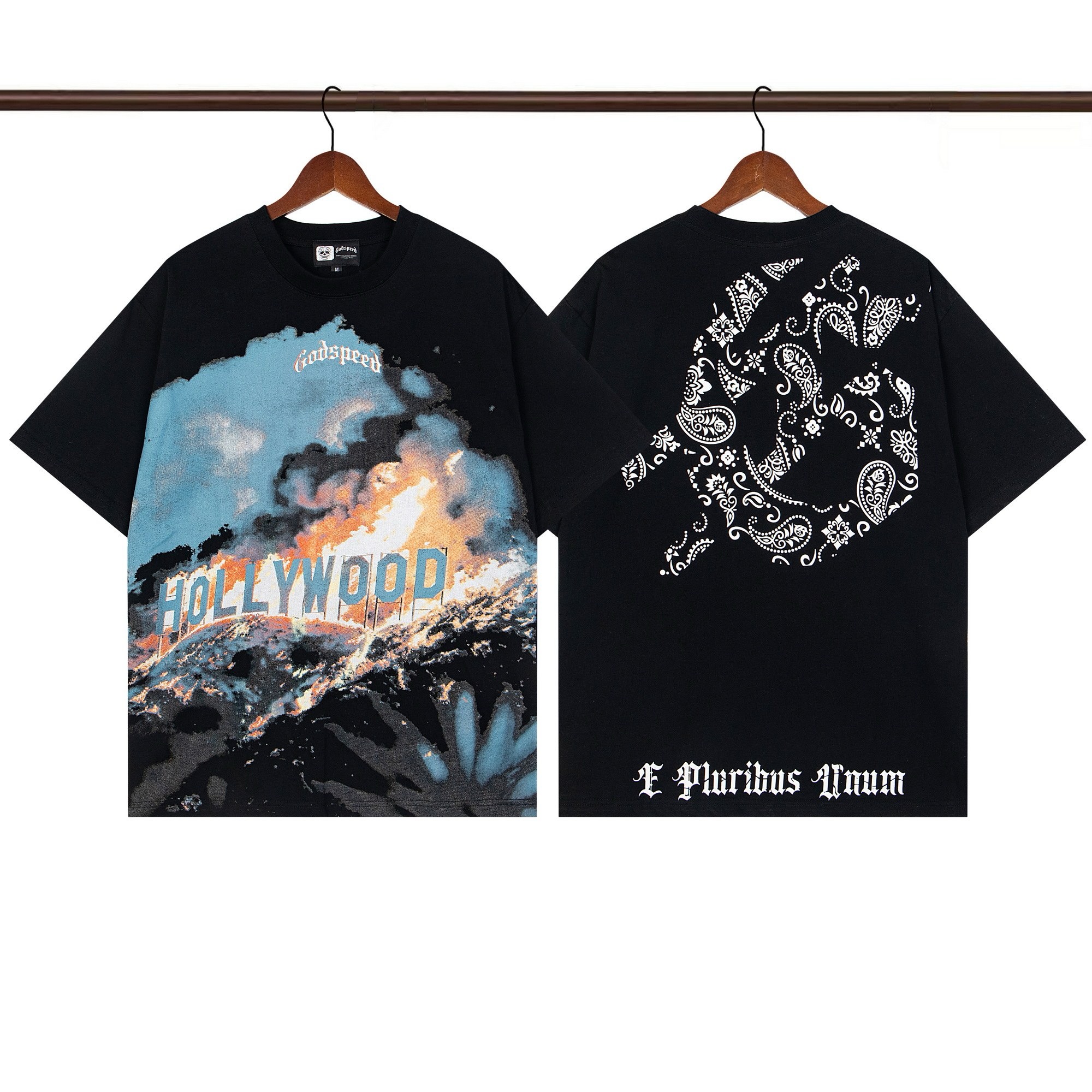 godspeed 25SS black and blue tee