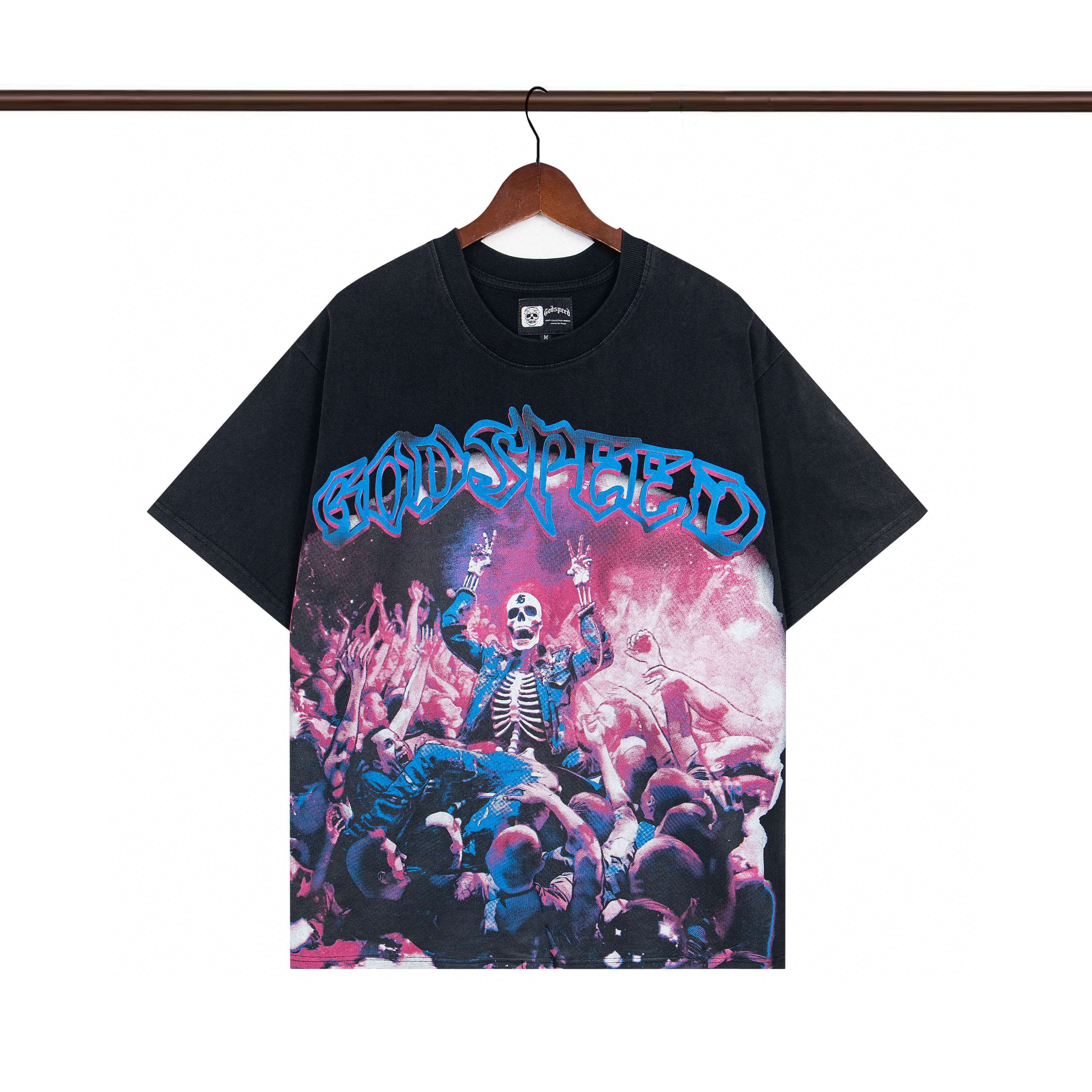 Godspeed Pink Sukll Tee 2 Colors