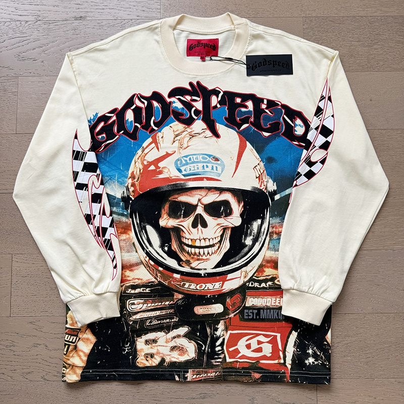 Godspeed Skull Racing Driver Long Sleeve 2 Colors