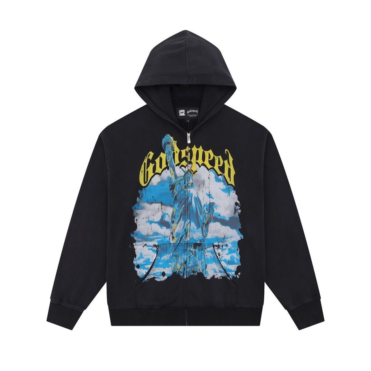 Godspeed Statue of Liberty Zipper Hoodie 3 Colors