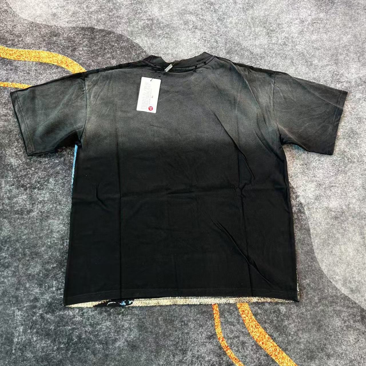 Vale washed print pure cotton tee