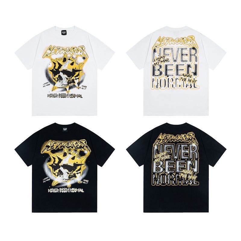 RETRO VERT Big Print Skull Tee 2 Colors
