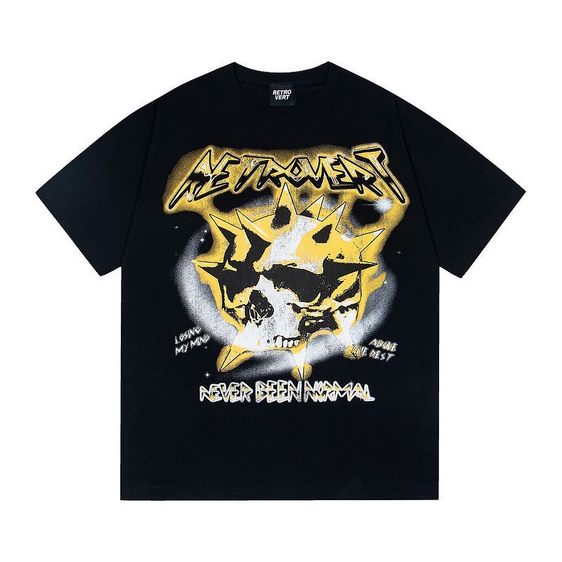RETRO VERT Big Print Skull Tee 2 Colors
