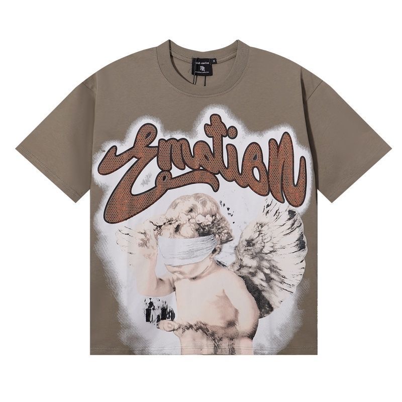 Mixed Emotion Red Diamond Logo Cupid T-shirt 2 Colors