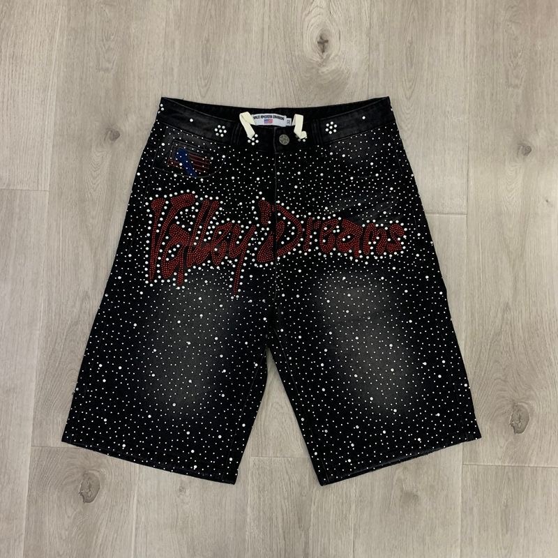 Vale Valley Full Diamond Denim Shorts